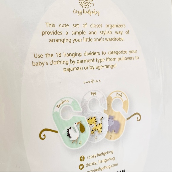 Baby Closet Clothes Dividers Hanging Set New - Picture 4 of 4